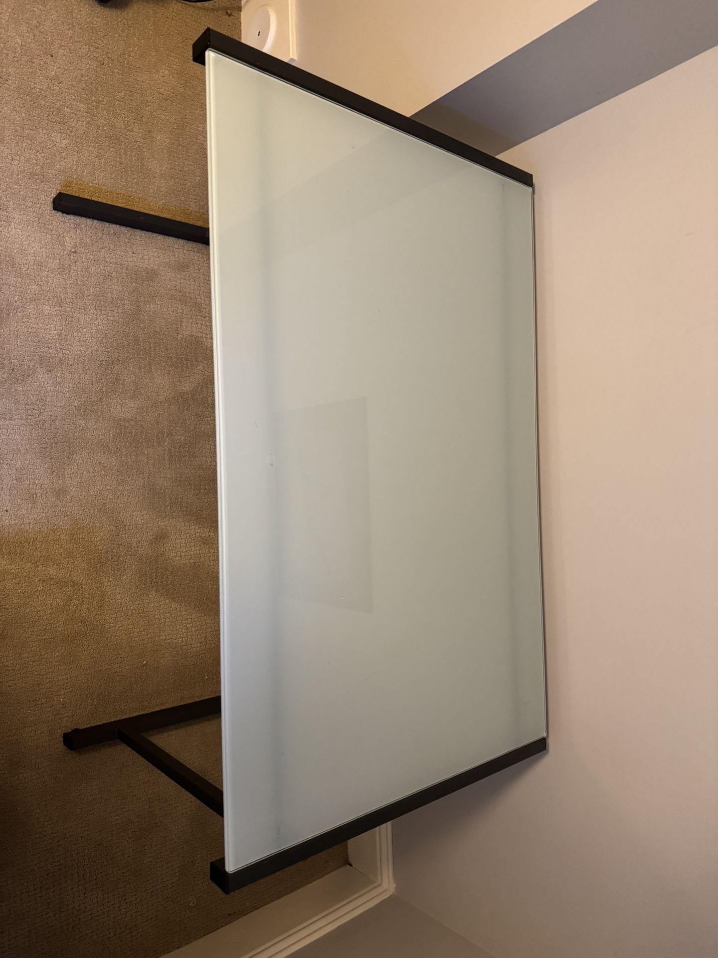 Modern CB2 Glass Desk