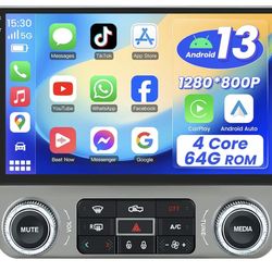 4Core + 64GB Car Radio for Chevrolet Chevy Camaro 2010-2015: 9 Inch 1280 * 800 HD IPS Touchscreen GPS Navigation FM 5G WiFi Wireless Carplay Andriod A