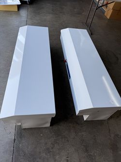 Pair of Weather Guard 175-3-04 Lo-Side Truck Tool Boxes in Steel, 56 in., in White  #2