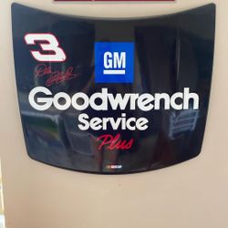 Dale Earnhardt Sr. decorative hood for display 