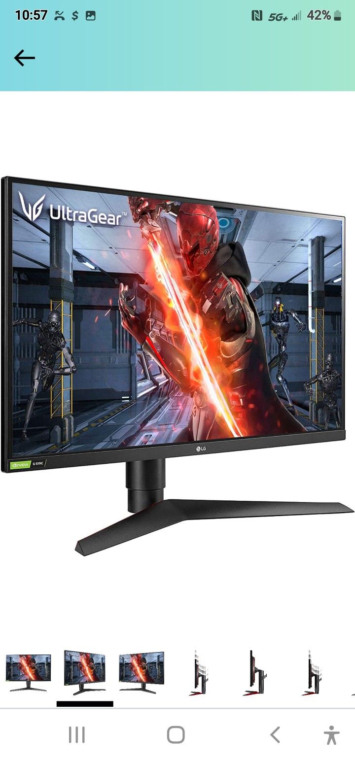 LG Ultra Gear 144mhz Monitor