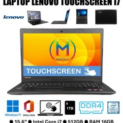 Laptop Lenovo touchscreen 16" I7