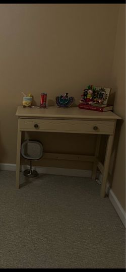 Desk and night stand