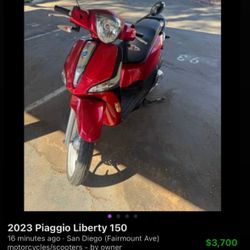 2023 Piaggio Liberty 150