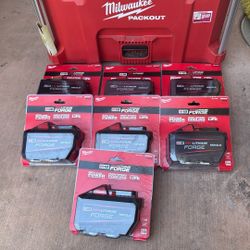 Milwaukee M18 Batteries Red Lithium Forge HD 12 ah (NEW) 