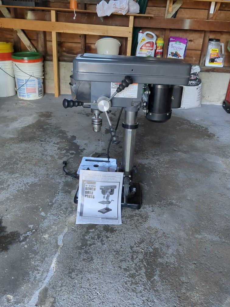 Central Machinery 10" 12 Speed Bench Drill 