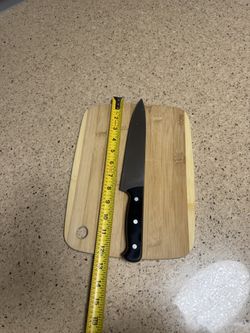 Cutting Board And Knife