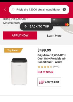 Frigidaire 12000 BTU Portable Air Conditioner