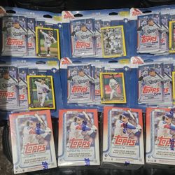 2025 Topps Baseball Update Series 4 Blaster Box & 2025 Topps Baseball Series 2 Blister Packs! SEALED