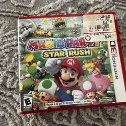 mario star rush Nintendo 2ds-3ds game