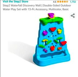 New In Box Waterfall Discovery Wall Water Toy Out Door Play For Kids Toddlers Jugete Para Ninos Jugar Afuera Nuevo