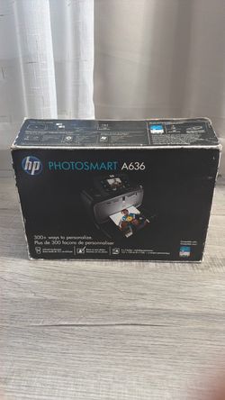 HP Photosmart A636 Photo printer + Photo paper