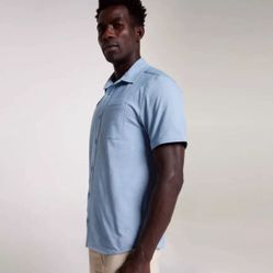 VRST Men’s Button up Blue Large