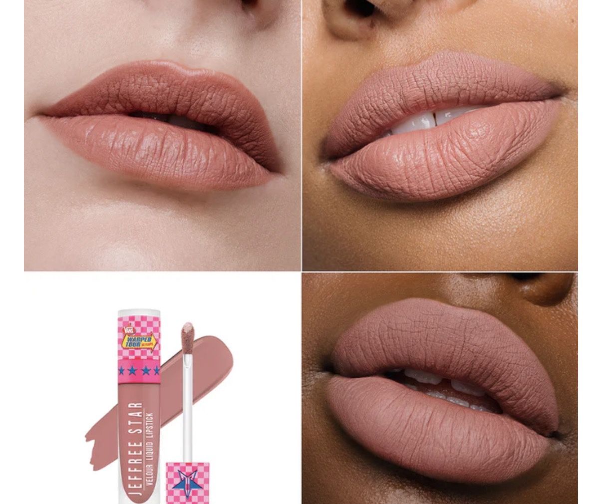 NEW IN BOX Jeffree Star Velour Liquid Lipstick in Backstage Pass (warm nude) 