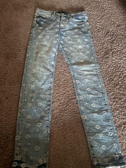 Purple jeans