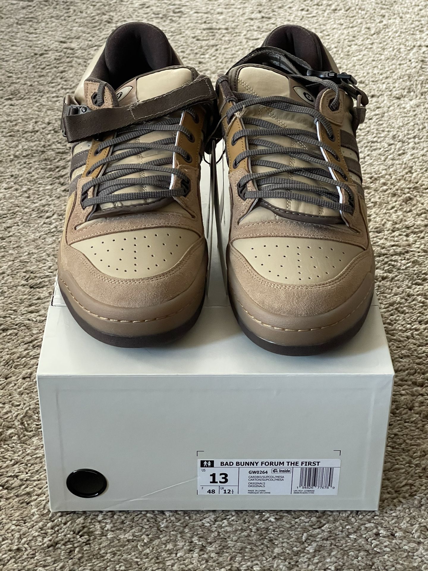 Bad Bunny x Forum Buckle The First Cafe size 13