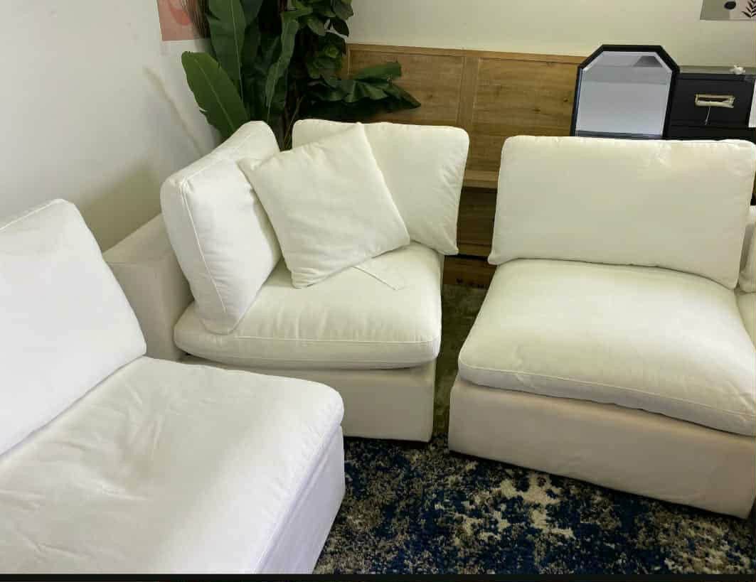 White Cloud Modular Sectional Couch Sofa