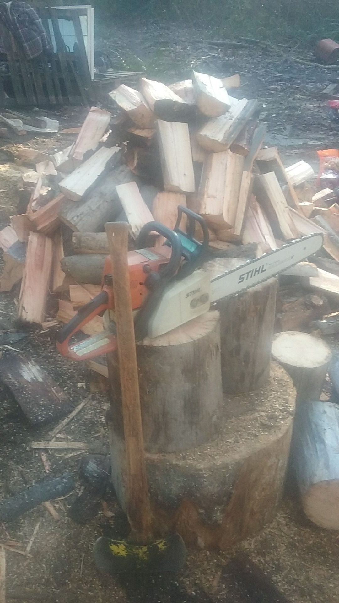 Dry firewood