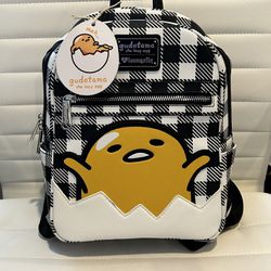 New Loungefly X Sanrio Gudetama Mini Backpack