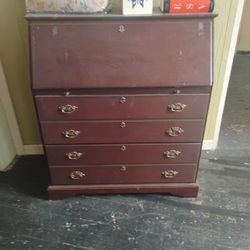 Desk With Skeleton Key