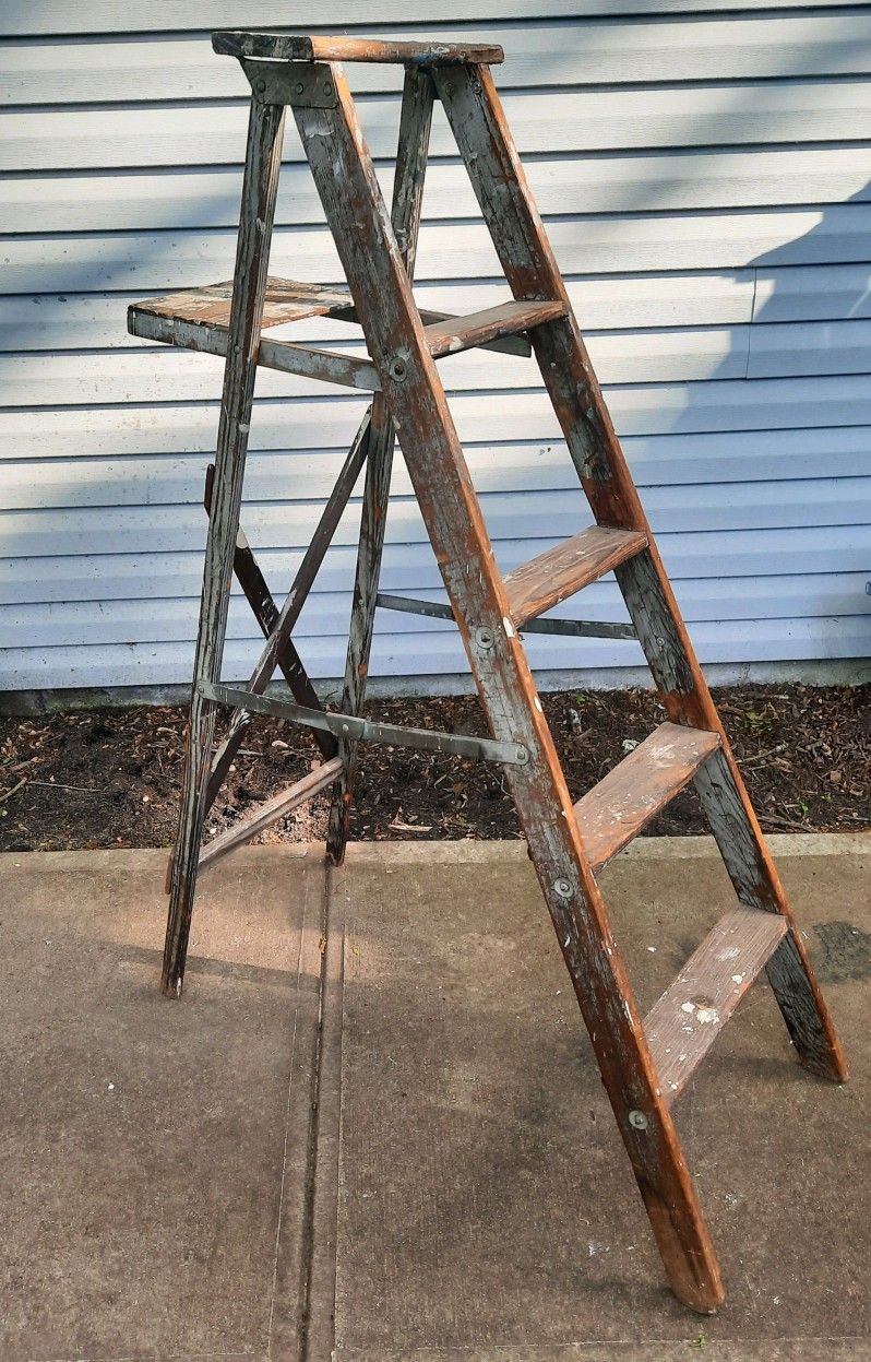 Old Wooden Ladder