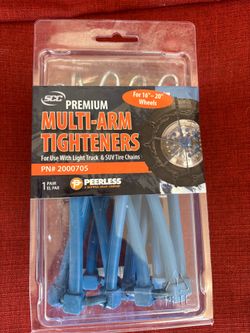Multi-Arm Tire Chain Tighteners - For 16" to 20" Wheels