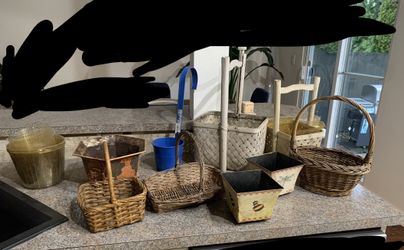 Decorative Planters & Containers – Mixed Set