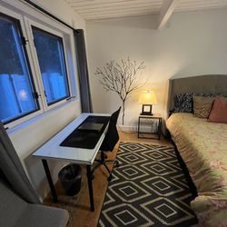 IKEA Desk With Protective Cover 