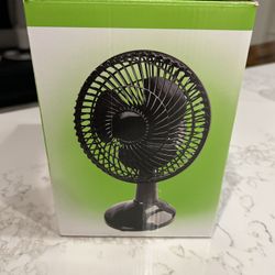 NEW Black Fan (w/clip)