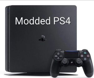 PS4 MOD with 4TB HARD Drive Loaded with 7500 Games