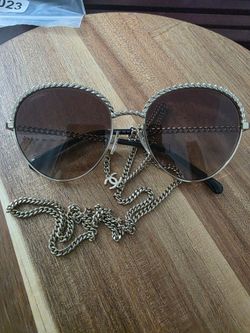 Chanel Metal Chain Pantos Sunglasses 4242 # 0879
