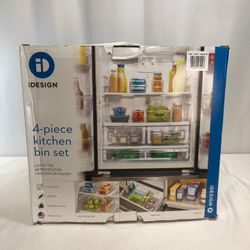 iDESIGN Kitchen Bins, 4-piece Set