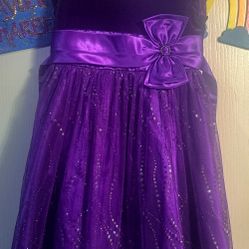 Purple FORMAL DRESS GIRLS SIZE 10