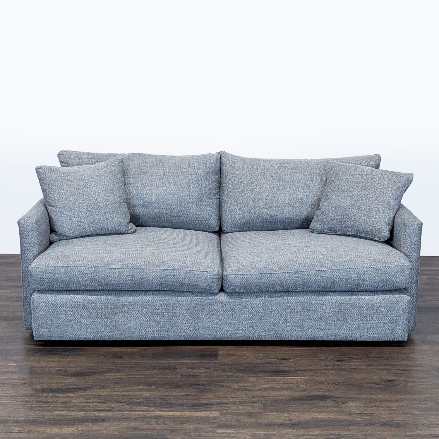 *Free Delivery* Gray Crate & Barrel Couch Sofa 3 Seater