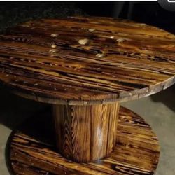 Unfinished Wood Wire Spool Ends