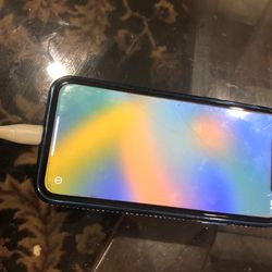 iPhone X with Cover and safety glass