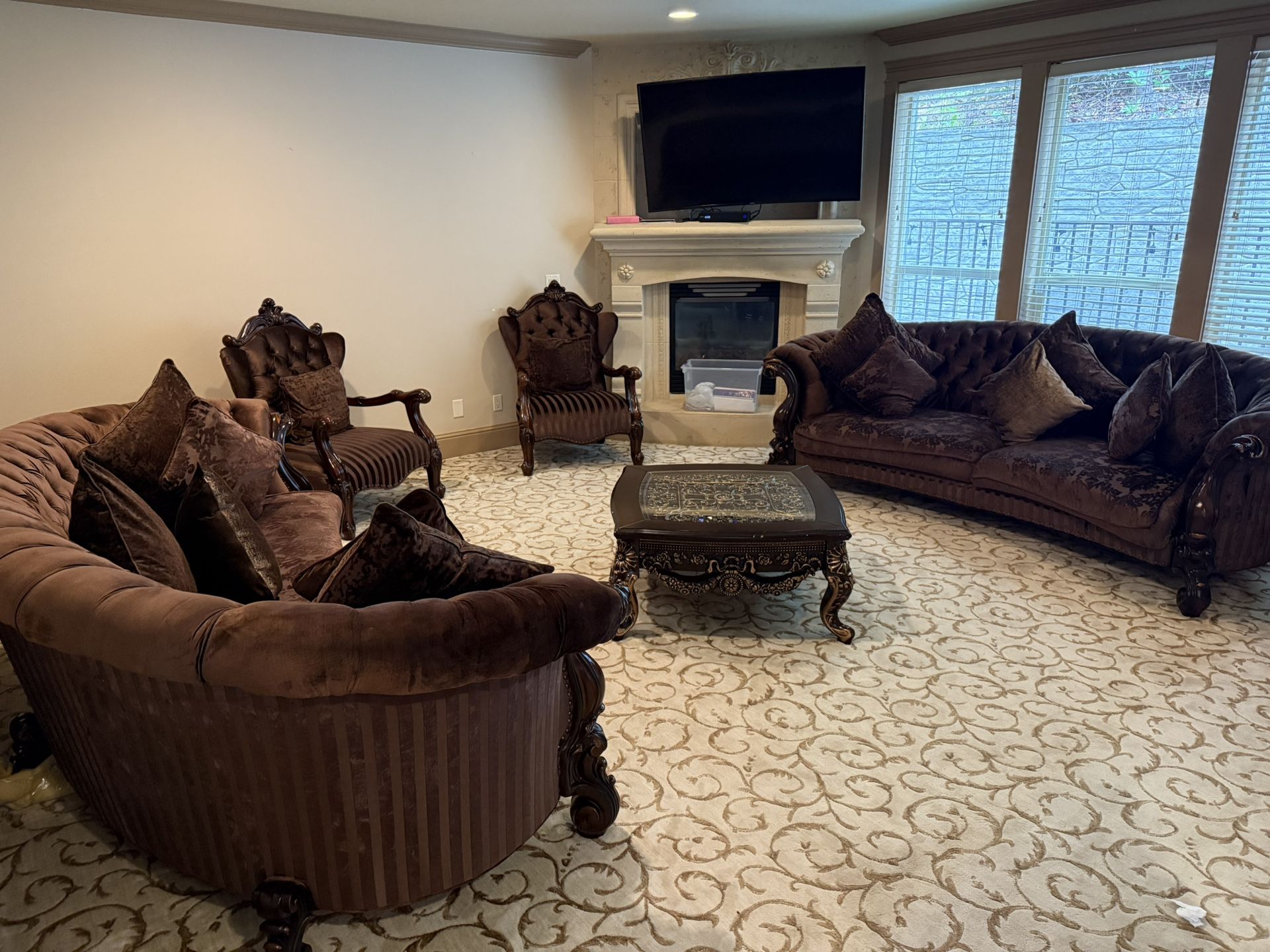 Full Set Furniture 2 sofa’s End Tables Chairs An More