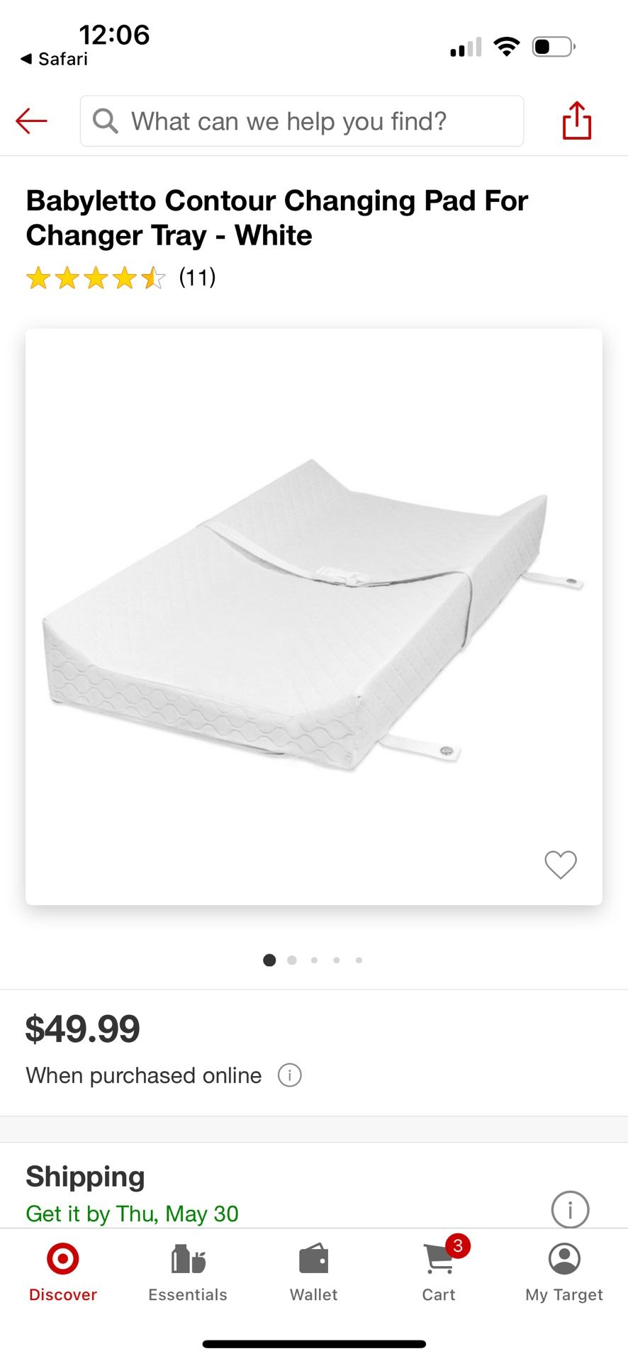 Changing Table And Changing Pad