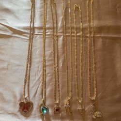 Gold Platted Necklaces 