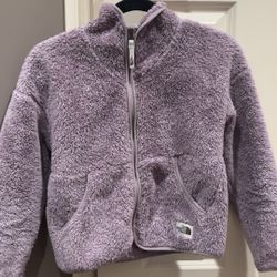 Girls Purple North Face Jacket