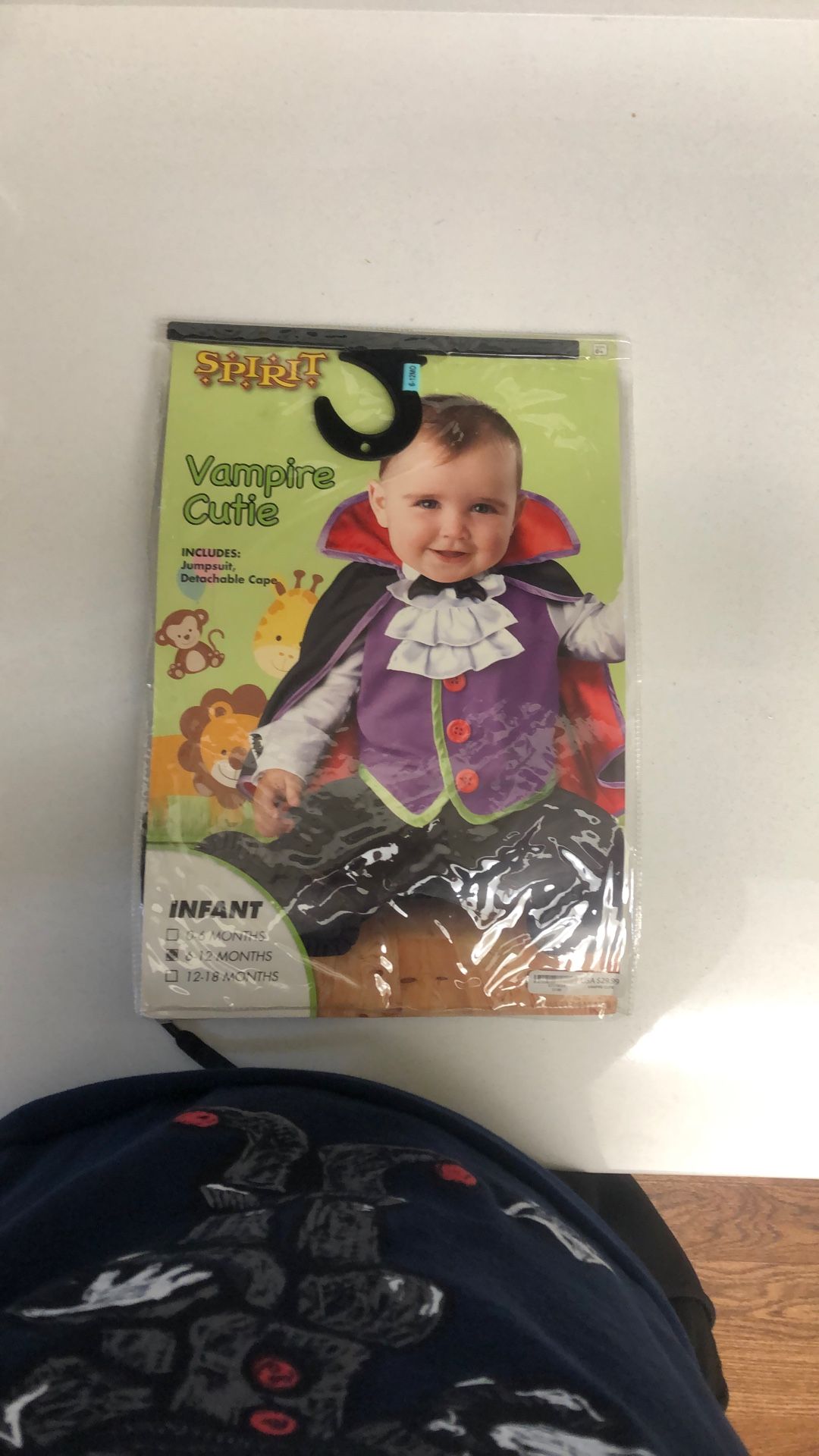 Vampire Infant Halloween Costume 6-12 Months 
