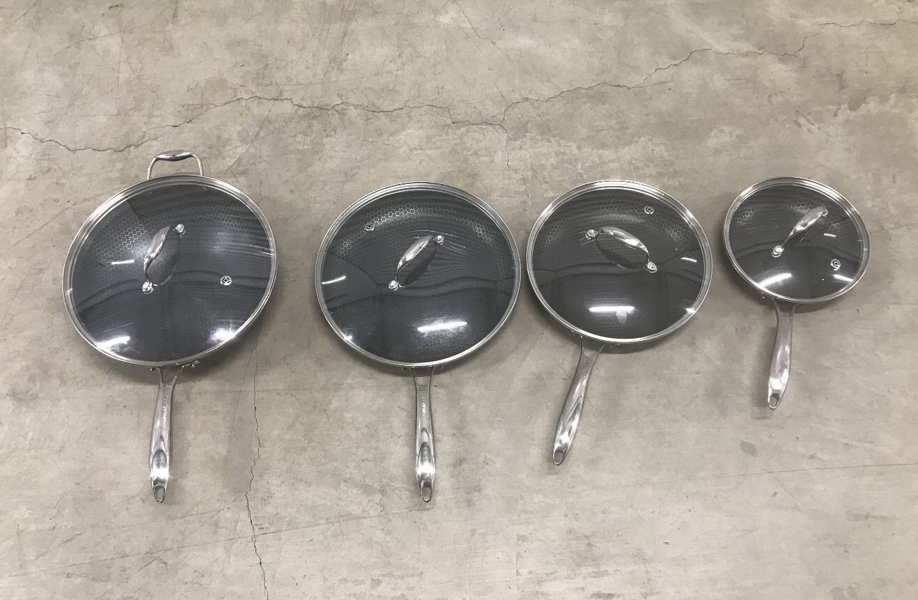 7pc HexClad Set w/Lids & Wok for Sale in Woodland Hills, CA - OfferUp