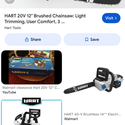 Electric Weedwhacker and chainsaw