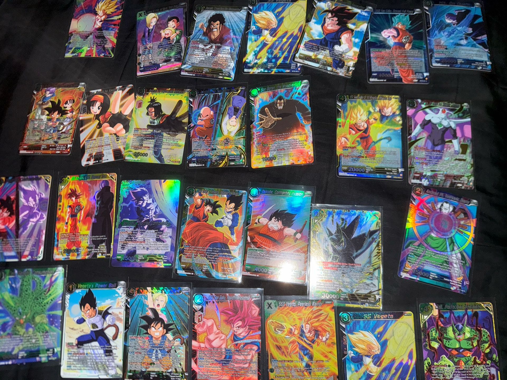 Dragon Ball Z TCG Holo Lot