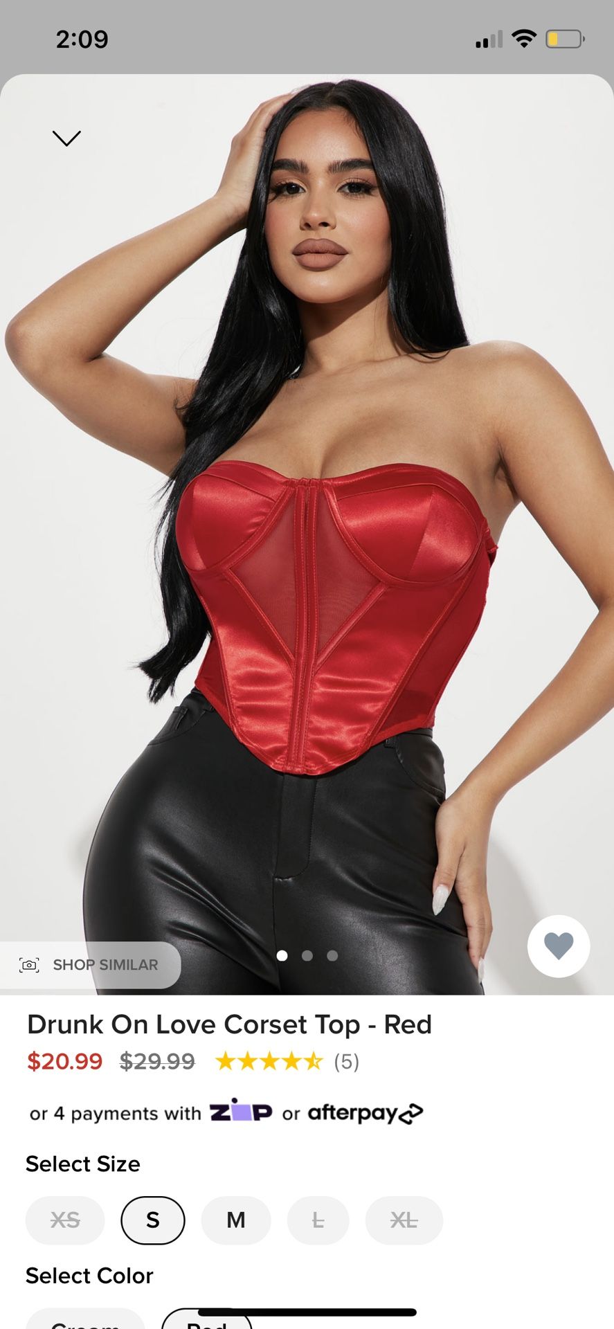 Fashion Nova Corset