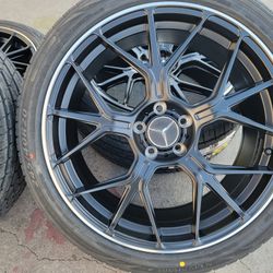 20"new Staggerd Wheels & New Tires For MERCEDES BENZ E400 COUPE  2016-up 