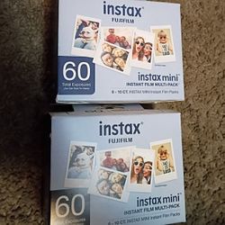 INSTAX MINI FUJIFILM FILM 60 PER BOX NEW!!!