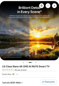55” LG Smart TV