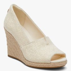 TOMS Cream Wedge Sandles 7.5