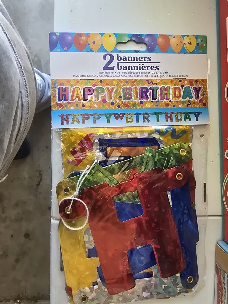 Happy Birthday Banners